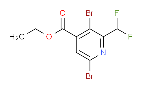 AM138196 | 1804447-06-0 | Ethyl 3,6-dibromo-2-(difluoromethyl)pyridine-4-carboxylate