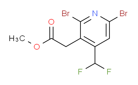 AM138198 | 1806827-63-3 | Methyl 2,6-dibromo-4-(difluoromethyl)pyridine-3-acetate