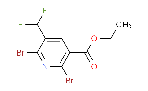AM138199 | 1805968-49-3 | Ethyl 2,6-dibromo-3-(difluoromethyl)pyridine-5-carboxylate