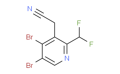 AM138214 | 1805969-82-7 | 4,5-Dibromo-2-(difluoromethyl)pyridine-3-acetonitrile