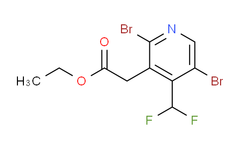 AM138215 | 1804717-53-0 | Ethyl 2,5-dibromo-4-(difluoromethyl)pyridine-3-acetate