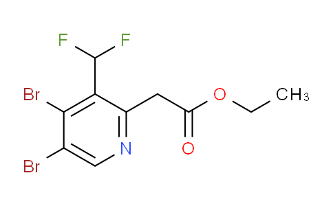 Ethyl 4,5-dibromo-3-(difluoromethyl)pyridine-2-acetate