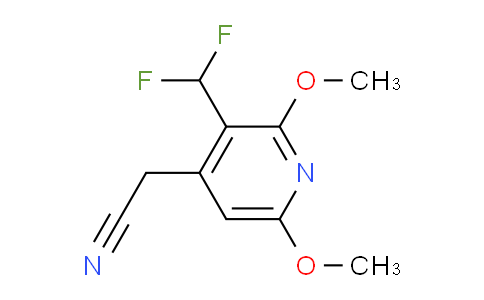 3-(Difluoromethyl)-2,6-dimethoxypyridine-4-acetonitrile