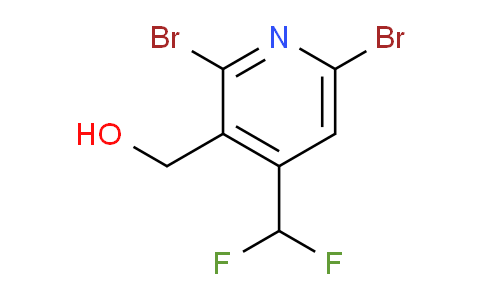 2,6-Dibromo-4-(difluoromethyl)pyridine-3-methanol