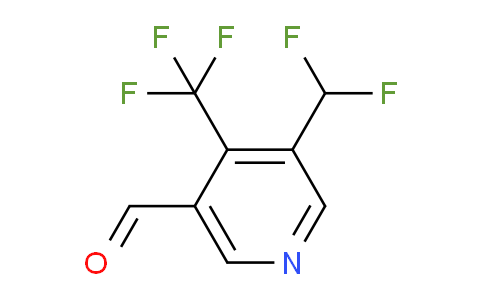 3-(Difluoromethyl)-4-(trifluoromethyl)pyridine-5-carboxaldehyde