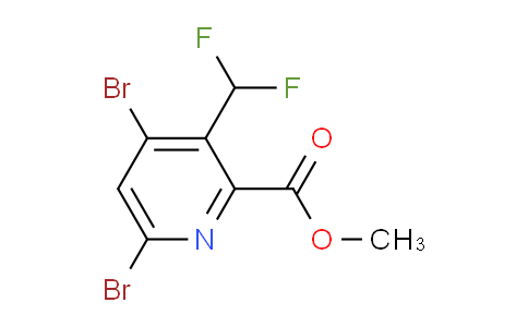 Methyl 4,6-dibromo-3-(difluoromethyl)pyridine-2-carboxylate