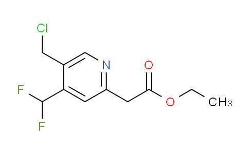 Ethyl 5-(chloromethyl)-4-(difluoromethyl)pyridine-2-acetate