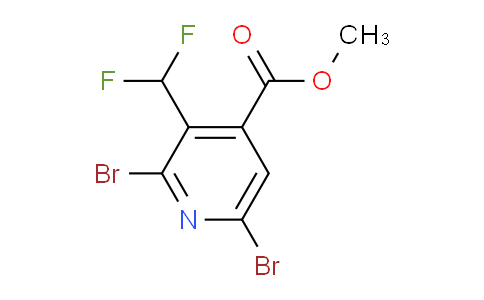 Methyl 2,6-dibromo-3-(difluoromethyl)pyridine-4-carboxylate