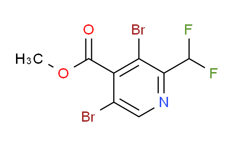 Methyl 3,5-dibromo-2-(difluoromethyl)pyridine-4-carboxylate