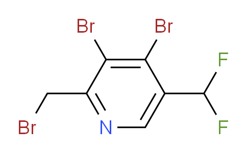 2-(Bromomethyl)-3,4-dibromo-5-(difluoromethyl)pyridine