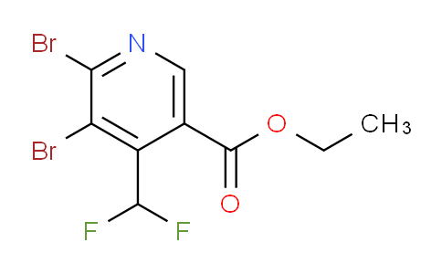 Ethyl 2,3-dibromo-4-(difluoromethyl)pyridine-5-carboxylate