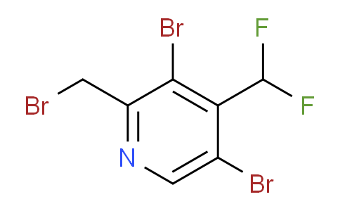 2-(Bromomethyl)-3,5-dibromo-4-(difluoromethyl)pyridine