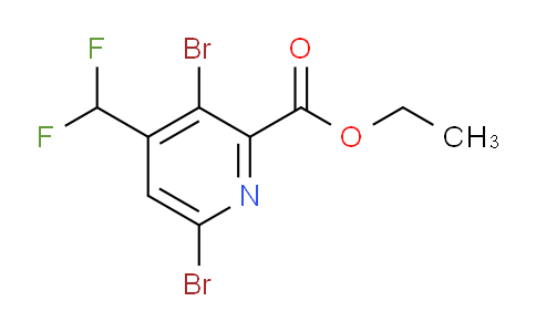 AM138291 | 1805320-91-5 | Ethyl 3,6-dibromo-4-(difluoromethyl)pyridine-2-carboxylate