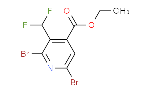 AM138293 | 1806791-76-3 | Ethyl 2,6-dibromo-3-(difluoromethyl)pyridine-4-carboxylate