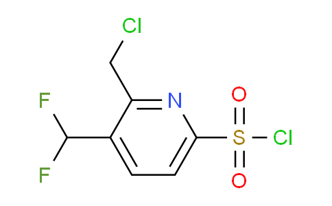 2-(Chloromethyl)-3-(difluoromethyl)pyridine-6-sulfonyl chloride