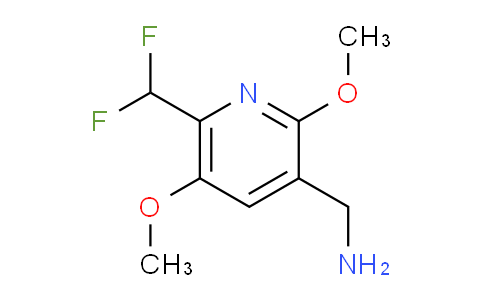 3-(Aminomethyl)-6-(difluoromethyl)-2,5-dimethoxypyridine