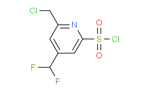 2-(Chloromethyl)-4-(difluoromethyl)pyridine-6-sulfonyl chloride