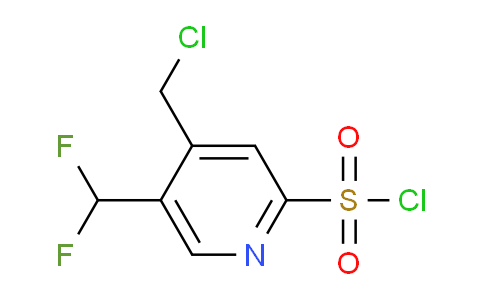 4-(Chloromethyl)-5-(difluoromethyl)pyridine-2-sulfonyl chloride