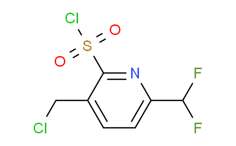 3-(Chloromethyl)-6-(difluoromethyl)pyridine-2-sulfonyl chloride