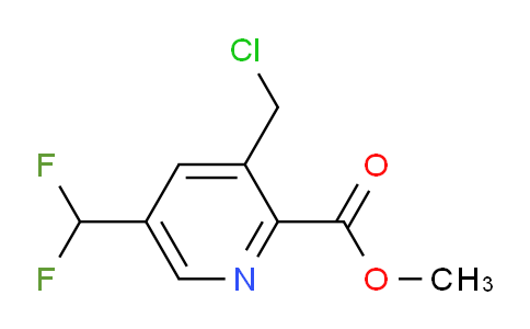 AM138325 | 1805040-58-7 | Methyl 3-(chloromethyl)-5-(difluoromethyl)pyridine-2-carboxylate
