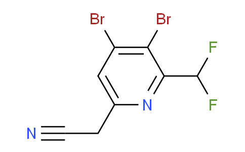 AM138328 | 1805969-80-5 | 3,4-Dibromo-2-(difluoromethyl)pyridine-6-acetonitrile