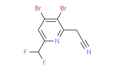 AM138330 | 1805319-27-0 | 3,4-Dibromo-6-(difluoromethyl)pyridine-2-acetonitrile