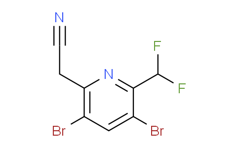 AM138334 | 1805243-54-2 | 3,5-Dibromo-2-(difluoromethyl)pyridine-6-acetonitrile