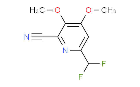 2-Cyano-6-(difluoromethyl)-3,4-dimethoxypyridine