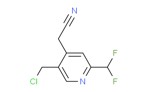 5-(Chloromethyl)-2-(difluoromethyl)pyridine-4-acetonitrile