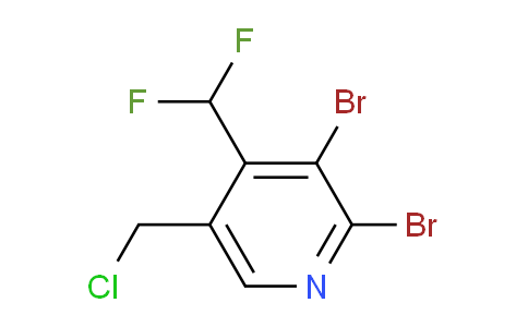 5-(Chloromethyl)-2,3-dibromo-4-(difluoromethyl)pyridine