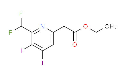 AM138403 | 1805158-20-6 | Ethyl 2-(difluoromethyl)-3,4-diiodopyridine-6-acetate