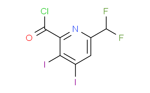 AM138406 | 1806823-54-0 | 6-(Difluoromethyl)-3,4-diiodopyridine-2-carbonyl chloride
