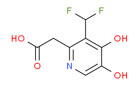 3-(Difluoromethyl)-4,5-dihydroxypyridine-2-acetic acid