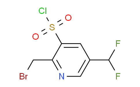 2-(Bromomethyl)-5-(difluoromethyl)pyridine-3-sulfonyl chloride