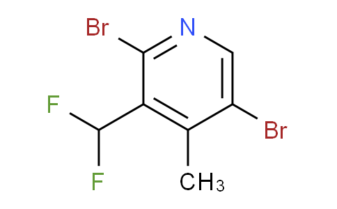 2,5-Dibromo-3-(difluoromethyl)-4-methylpyridine