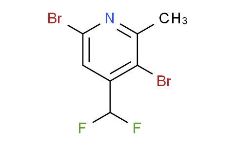 3,6-Dibromo-4-(difluoromethyl)-2-methylpyridine