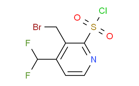 3-(Bromomethyl)-4-(difluoromethyl)pyridine-2-sulfonyl chloride