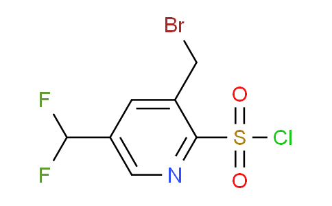 AM138424 | 1805320-50-6 | 3-(Bromomethyl)-5-(difluoromethyl)pyridine-2-sulfonyl chloride