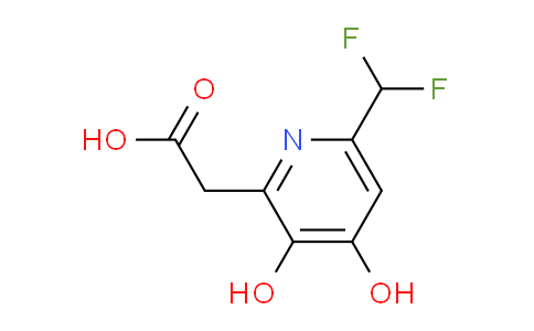 6-(Difluoromethyl)-3,4-dihydroxypyridine-2-acetic acid