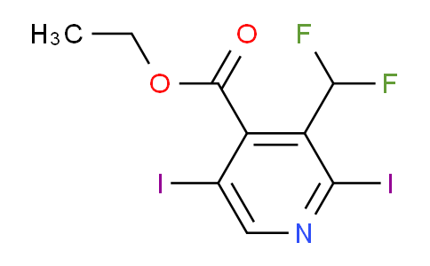 AM138442 | 1806826-03-8 | Ethyl 3-(difluoromethyl)-2,5-diiodopyridine-4-carboxylate