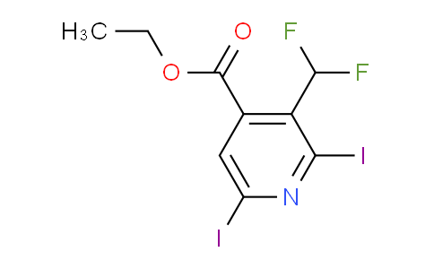 AM138444 | 1806799-01-8 | Ethyl 3-(difluoromethyl)-2,6-diiodopyridine-4-carboxylate