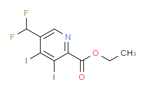 AM138448 | 1805157-18-9 | Ethyl 5-(difluoromethyl)-3,4-diiodopyridine-2-carboxylate