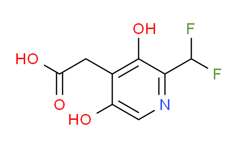 2-(Difluoromethyl)-3,5-dihydroxypyridine-4-acetic acid