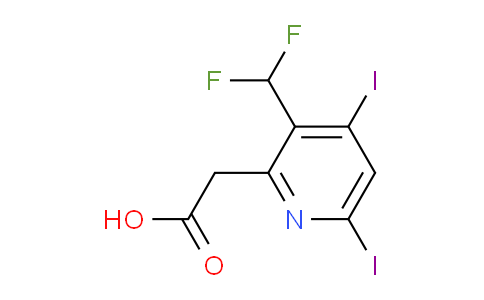 AM138458 | 1805322-93-3 | 3-(Difluoromethyl)-4,6-diiodopyridine-2-acetic acid