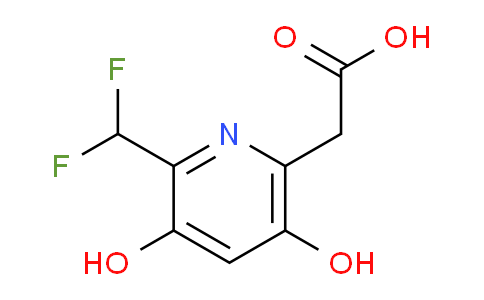 2-(Difluoromethyl)-3,5-dihydroxypyridine-6-acetic acid