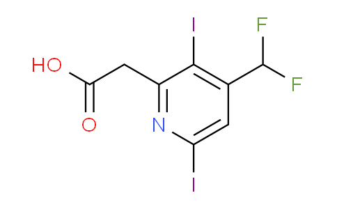 AM138464 | 1805006-33-0 | 4-(Difluoromethyl)-3,6-diiodopyridine-2-acetic acid