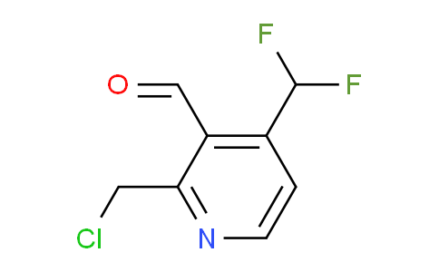 2-(Chloromethyl)-4-(difluoromethyl)pyridine-3-carboxaldehyde
