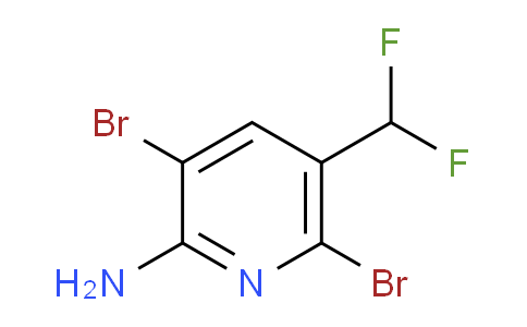 AM138486 | 1806804-70-5 | 2-Amino-3,6-dibromo-5-(difluoromethyl)pyridine