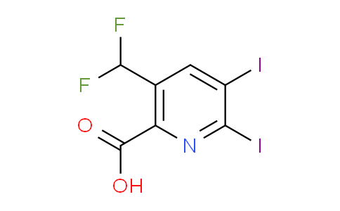 AM138488 | 1805160-27-3 | 5-(Difluoromethyl)-2,3-diiodopyridine-6-carboxylic acid