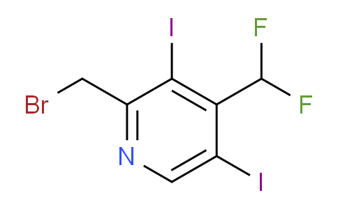 AM138507 | 1805253-84-2 | 2-(Bromomethyl)-4-(difluoromethyl)-3,5-diiodopyridine